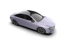 Modern car isolated on background. 3d rendering - illustration png