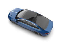 Modern car isolated on background. 3d rendering - illustration png