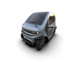 Modern car isolated on background. 3d rendering - illustration png