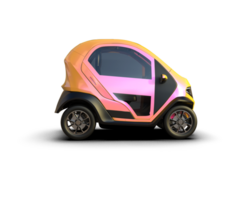 Modern car isolated on background. 3d rendering - illustration png