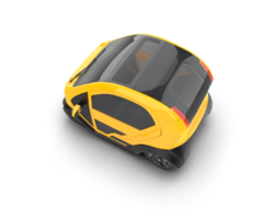 Modern car isolated on background. 3d rendering - illustration png