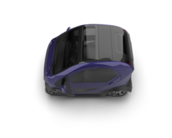 Modern car isolated on background. 3d rendering - illustration png