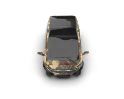 Modern car isolated on background. 3d rendering - illustration png
