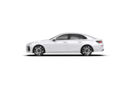 Modern car isolated on background. 3d rendering - illustration png