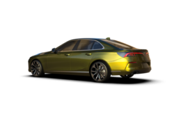 Modern car isolated on background. 3d rendering - illustration png