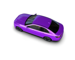 Modern car isolated on background. 3d rendering - illustration png
