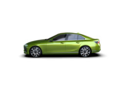 Modern car isolated on background. 3d rendering - illustration png