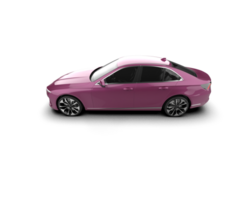 Modern car isolated on background. 3d rendering - illustration png