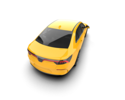 Modern car isolated on background. 3d rendering - illustration png