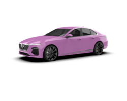 Modern car isolated on background. 3d rendering - illustration png