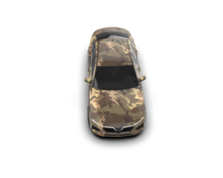 Modern car isolated on background. 3d rendering - illustration png