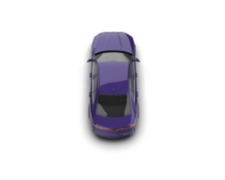 Modern car isolated on background. 3d rendering - illustration png