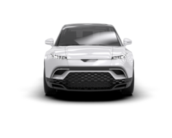 Modern car isolated on background. 3d rendering - illustration png