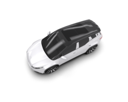 Modern car isolated on background. 3d rendering - illustration png