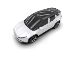 Modern car isolated on background. 3d rendering - illustration png