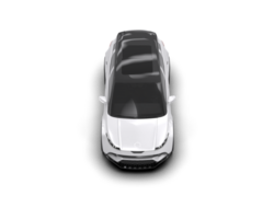 Modern car isolated on background. 3d rendering - illustration png