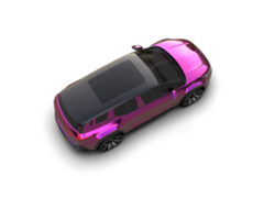 Modern car isolated on background. 3d rendering - illustration png