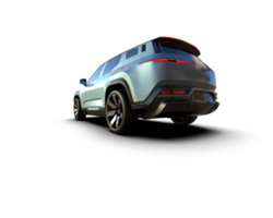 Modern car isolated on background. 3d rendering - illustration png