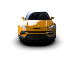 Modern car isolated on background. 3d rendering - illustration png