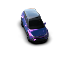 Modern car isolated on background. 3d rendering - illustration png