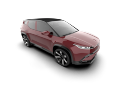 Modern car isolated on background. 3d rendering - illustration png