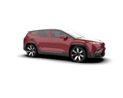 Modern car isolated on background. 3d rendering - illustration png