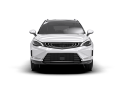 Modern car isolated on background. 3d rendering - illustration png