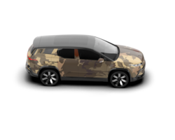 Modern car isolated on background. 3d rendering - illustration png