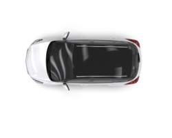 Modern car isolated on background. 3d rendering - illustration png
