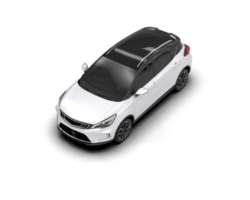 Modern car isolated on background. 3d rendering - illustration png