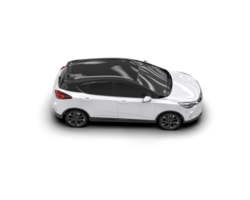 Modern car isolated on background. 3d rendering - illustration png