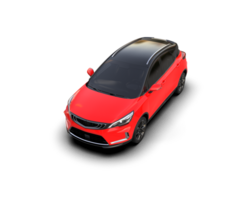 Modern car isolated on background. 3d rendering - illustration png