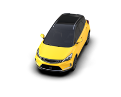 Modern car isolated on background. 3d rendering - illustration png