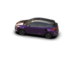 Modern car isolated on background. 3d rendering - illustration png