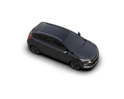 Modern car isolated on background. 3d rendering - illustration png