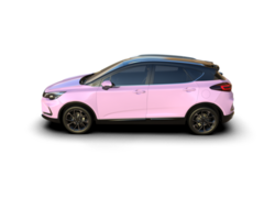 Modern car isolated on background. 3d rendering - illustration png
