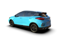 Modern car isolated on background. 3d rendering - illustration png