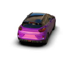 Modern car isolated on background. 3d rendering - illustration png