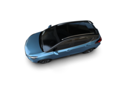 Modern car isolated on background. 3d rendering - illustration png
