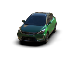 Modern car isolated on background. 3d rendering - illustration png