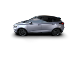 Modern car isolated on background. 3d rendering - illustration png