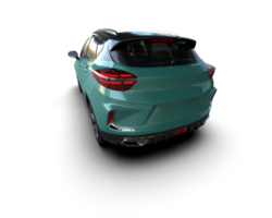 Modern car isolated on background. 3d rendering - illustration png