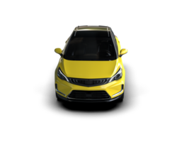 Modern car isolated on background. 3d rendering - illustration png