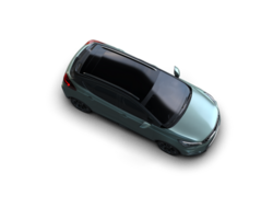 Modern car isolated on background. 3d rendering - illustration png