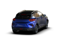 Modern car isolated on background. 3d rendering - illustration png