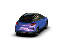 Modern car isolated on background. 3d rendering - illustration png
