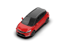 Modern car isolated on background. 3d rendering - illustration png