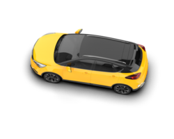 Modern car isolated on background. 3d rendering - illustration png