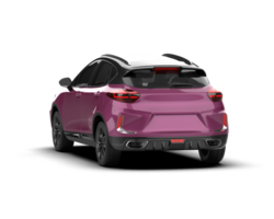 Modern car isolated on background. 3d rendering - illustration png