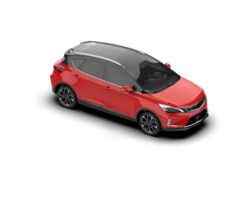 Modern car isolated on background. 3d rendering - illustration png